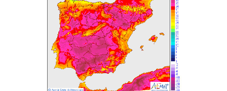 Alerta por altas temperaturas en Castilla y León hasta el domingo